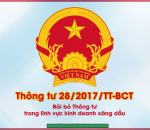 THÔNG TƯ 28/2017/TT-BTC